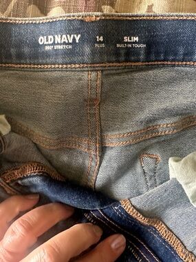 Old Navy Kids Slim Stretch Jeans in medium wash Blue